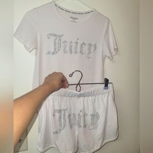 Juicy Couture Rhinestone Logo Pajama Set